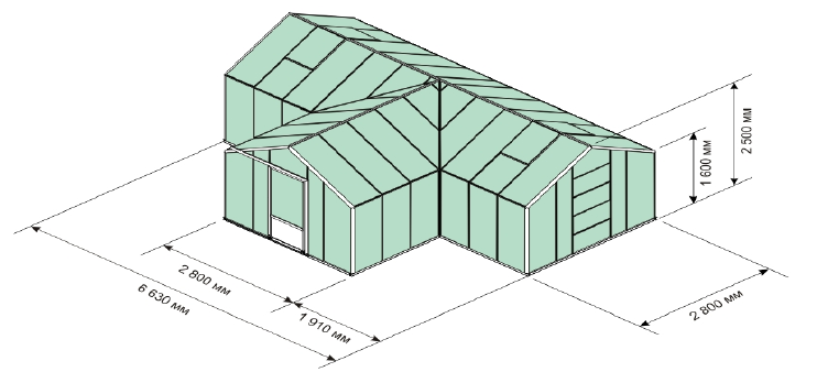 Английская теплица чертежи